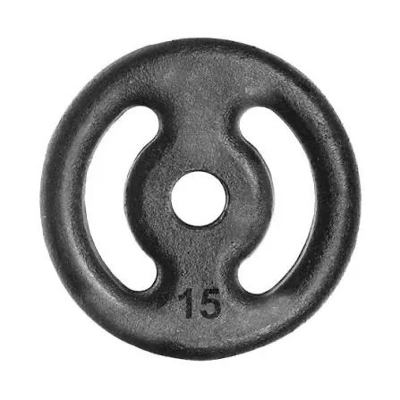 1 anilha 15 kg pintada