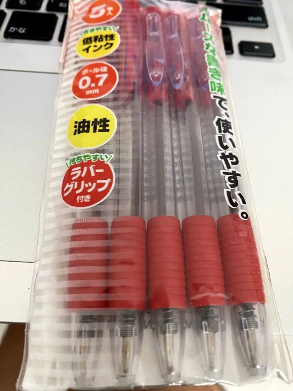 5 Caneta vermelho 0.7mm