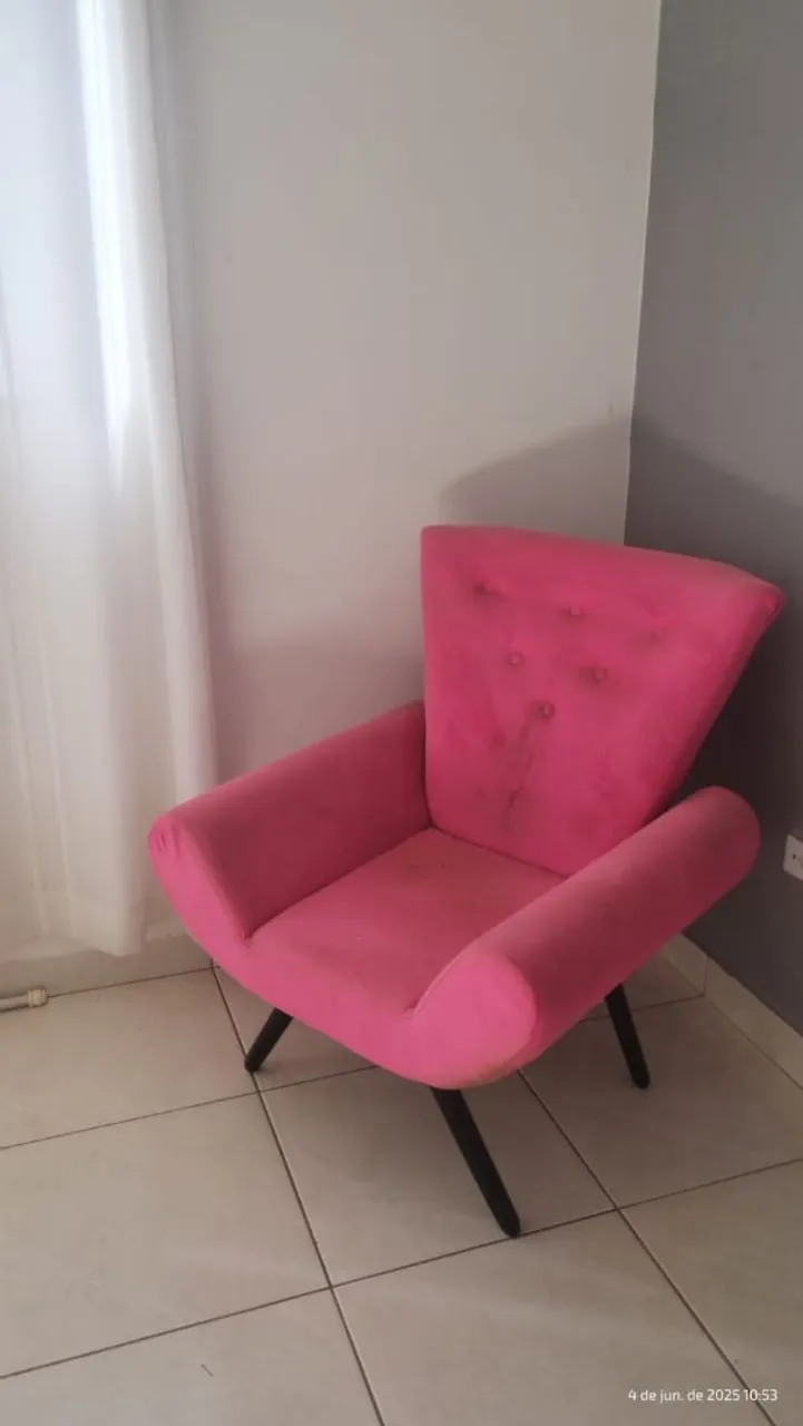 Poltrona Rosa Vintage