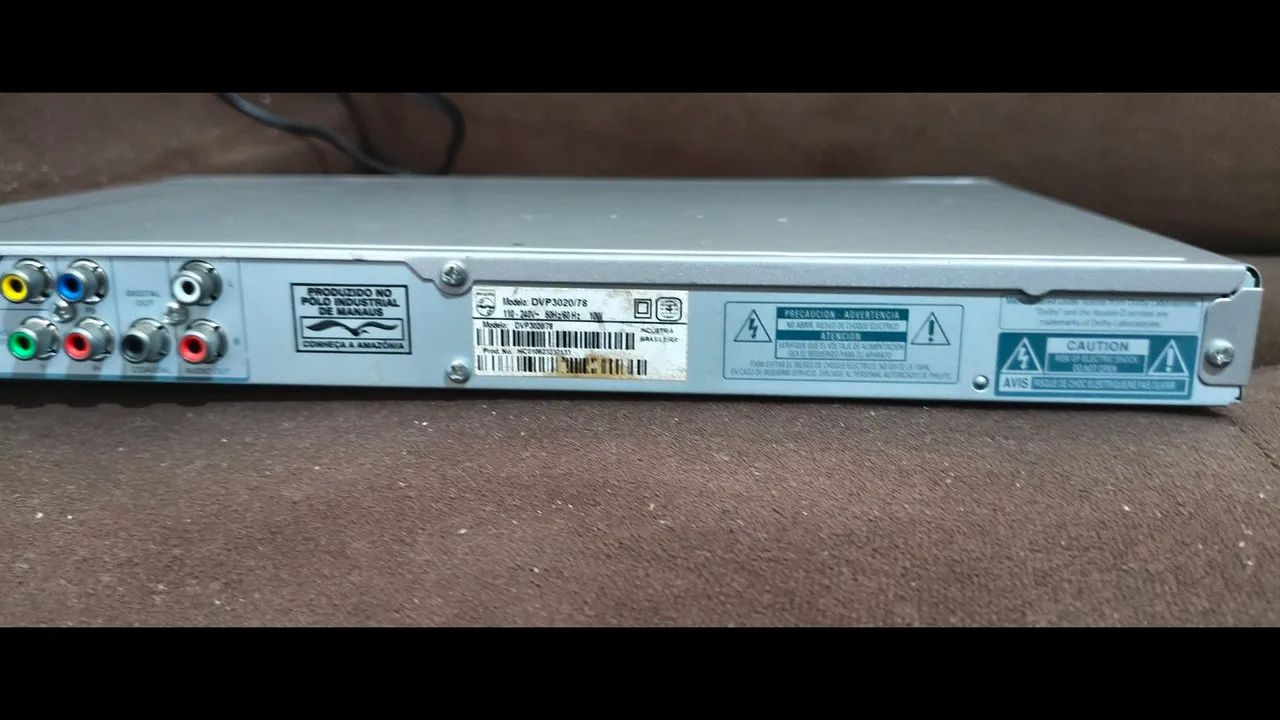 Cd Player Philips dvd DVP3020 - Foto 3