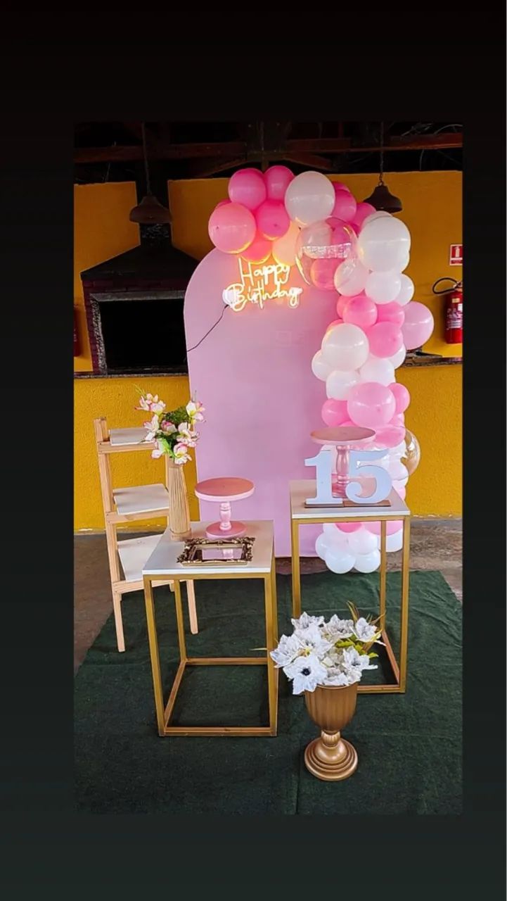 Decoração de festa 15 anos