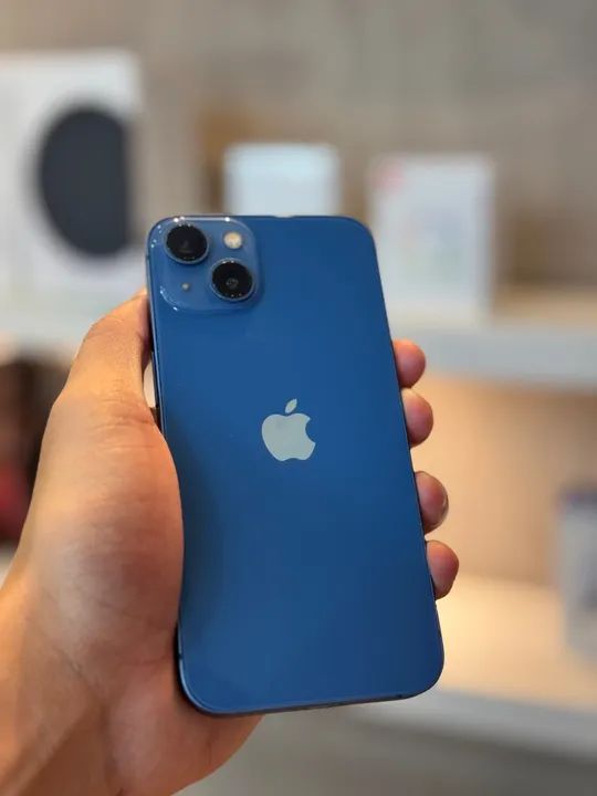 iPhone 13 Azul - Em boas condições com garantia  - Foto 2