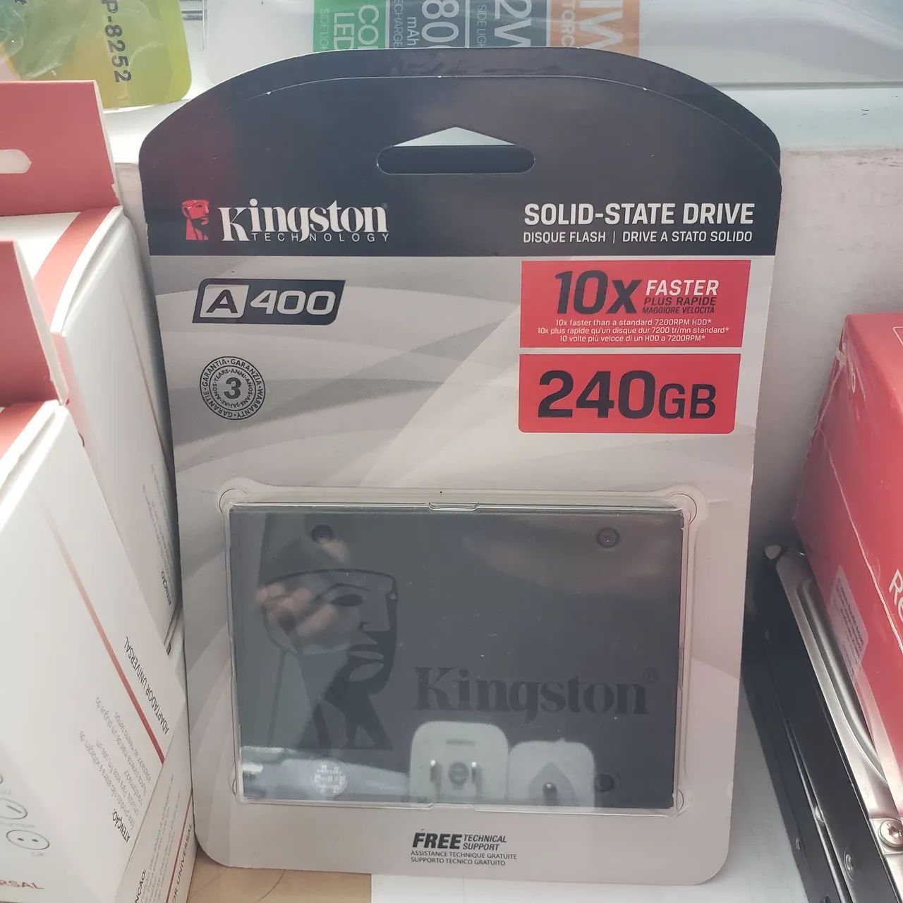 SSD 240GB Kingston A400 - Alta Velocidade!
