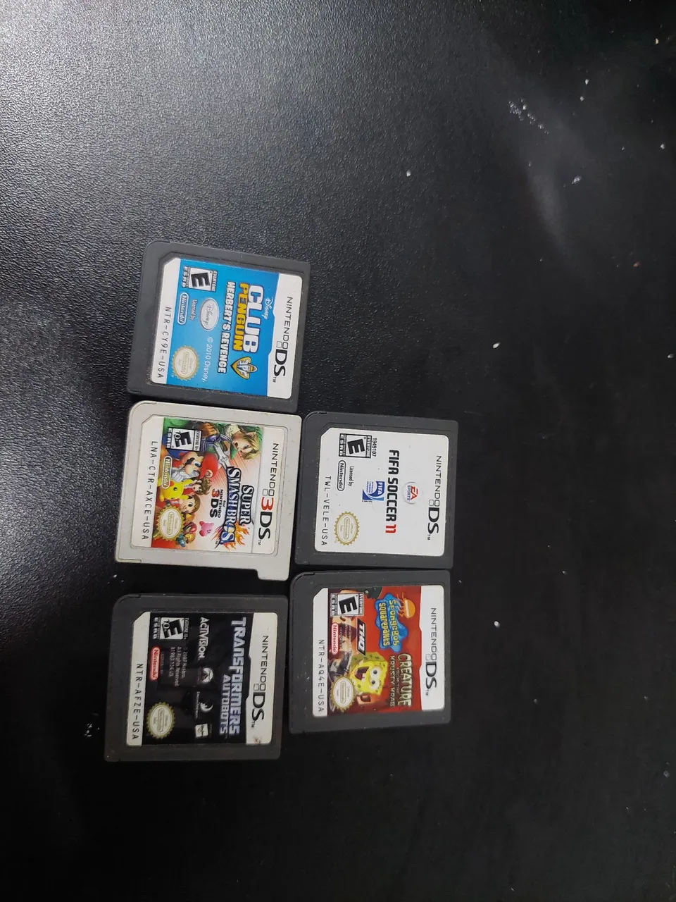 Jogos de Nintendo DS e 3DS