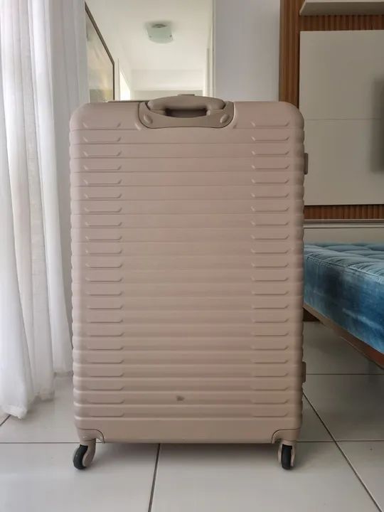 Mala de Viagem Bege Grande