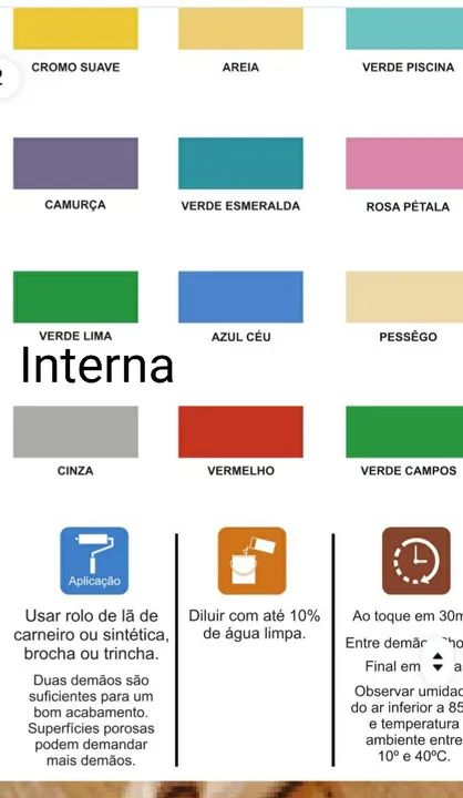 Tinta acrírica interna balde 15Litros  - Foto 5