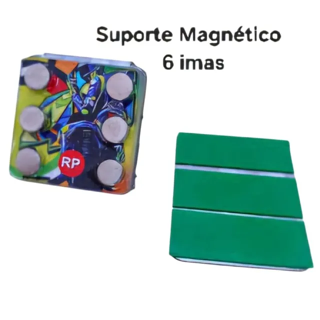 Suporte magnetico para motos 6 imas