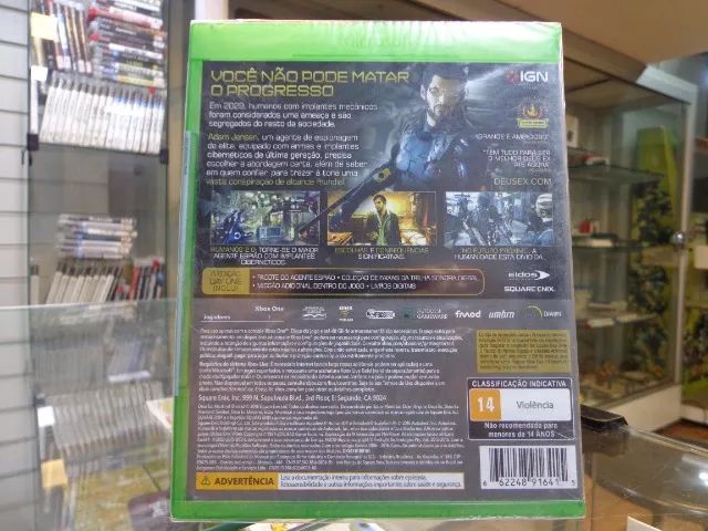 Jogo Deus Ex Mankind Divided Xbox One Novo, Lacrado. - Foto 3