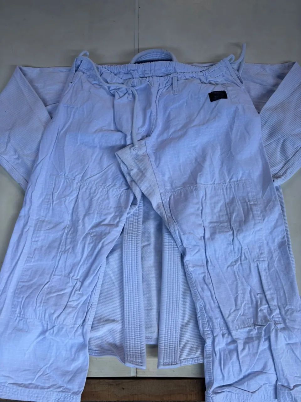 kimono all white a4 seminovo jiu jitsu  - Foto 5