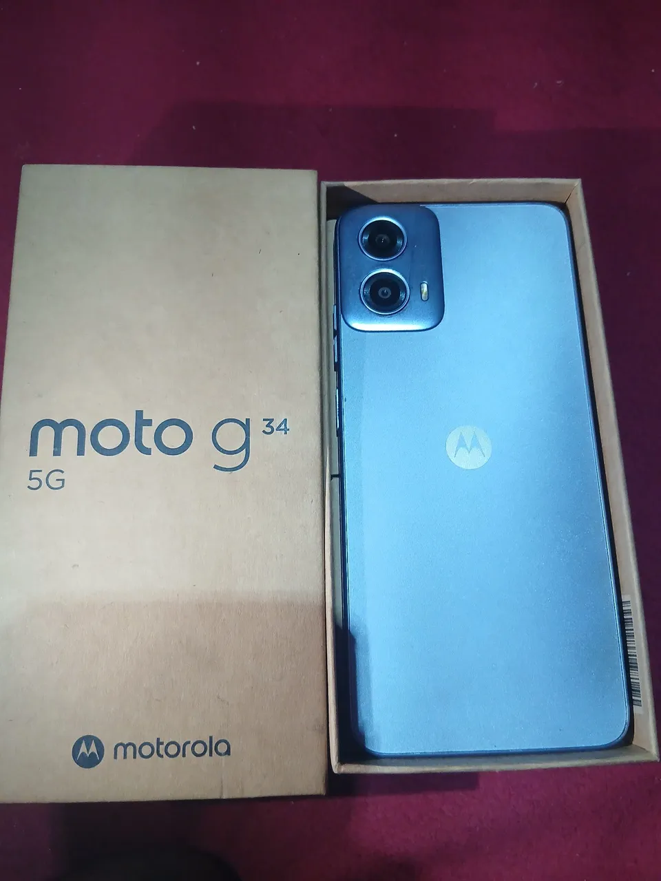 Moto G34 5G - Azul - Novo