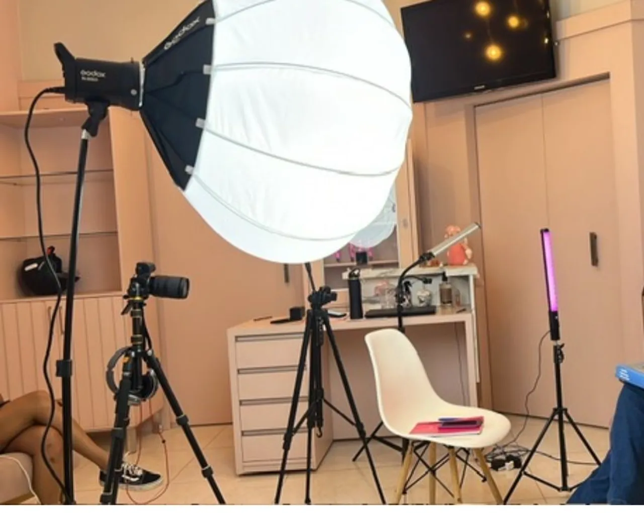 Kit de Iluminação GODOX Profissional para Fotos e Vídeos