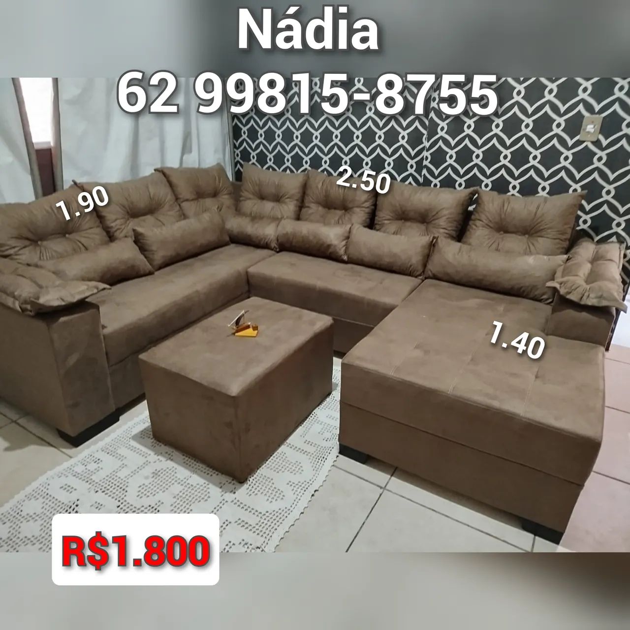 SOFÁ CONFORT 1.800