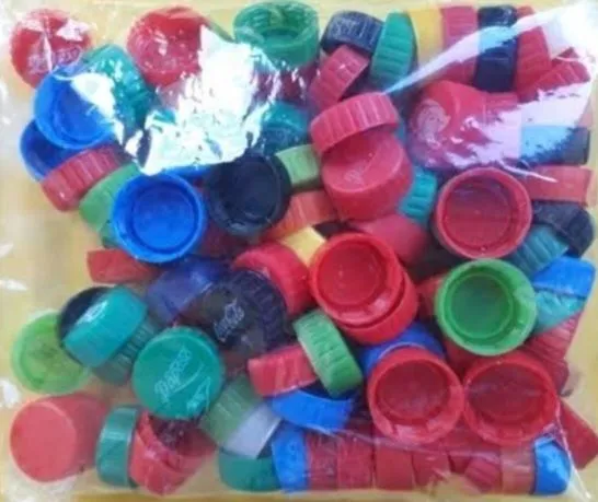 Tampinhas Coloridas para Brincadeiras e Artesanato