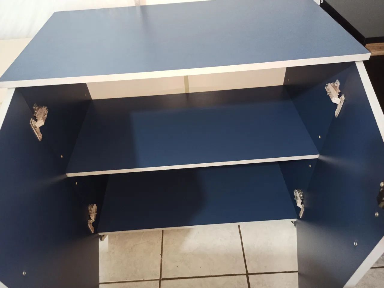 Armário baixo azul  - Foto 2