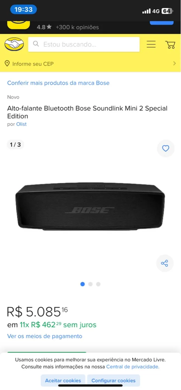 Alto-falante Bluetooth Bose Soundlink Mini 2 Special Edition