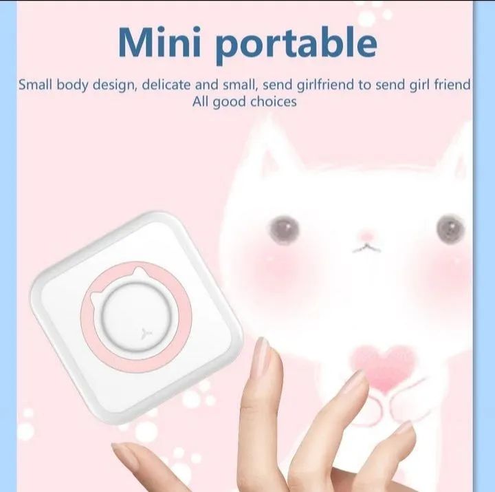 NOVIDADE! MINI IMPRESSORA TÉRMICA + 5 BOBINAS DE BRINDE - Foto 3