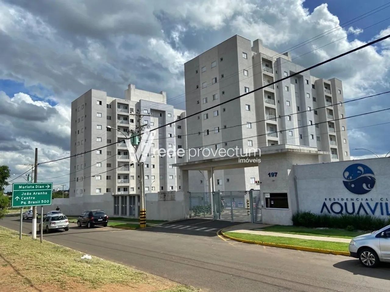 Apartamento a venda no condomínio Aquaville na cidade de Paulínia.