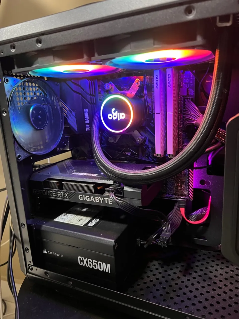 Pc gamer Ryzen 7 5700x Rtx 3060 12gb 32gb ram 1TB armazenamento