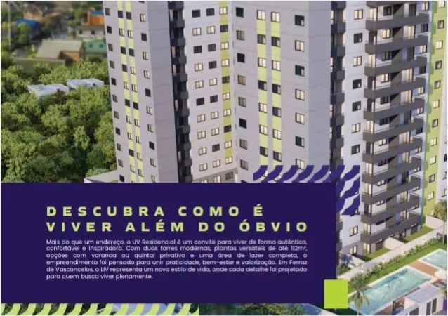 Apto 37m² Lançamento em Ferraz de Vasconcelos - São Paulo - Foto 4
