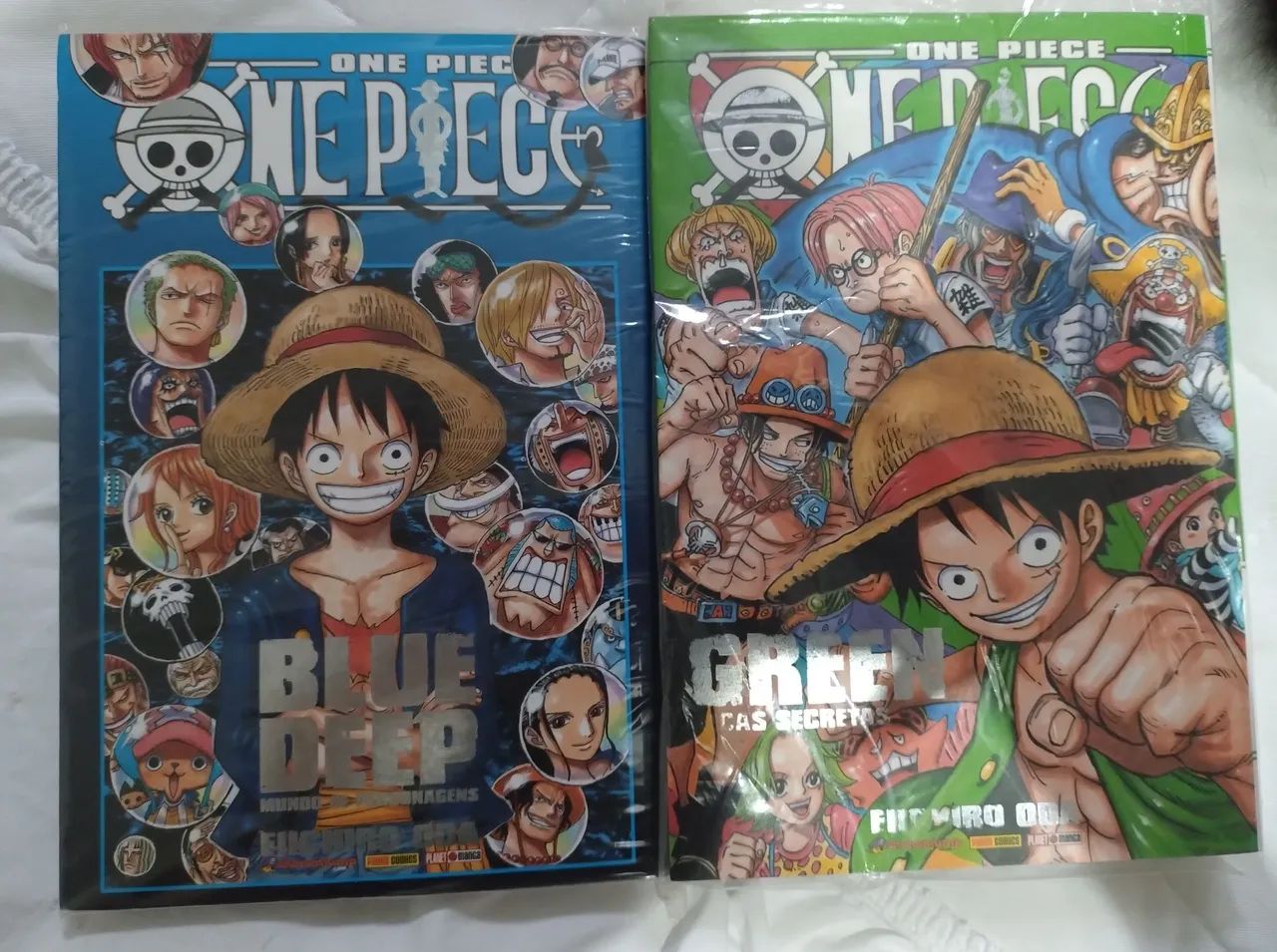 One Piece databook Green e BLUE 