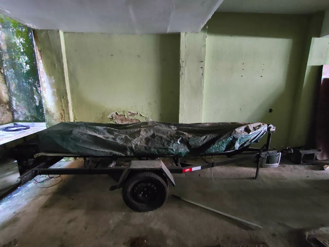 Caiaque de pesca   Dourado + pedal original zero + carrocinha transporte + capa proteção 