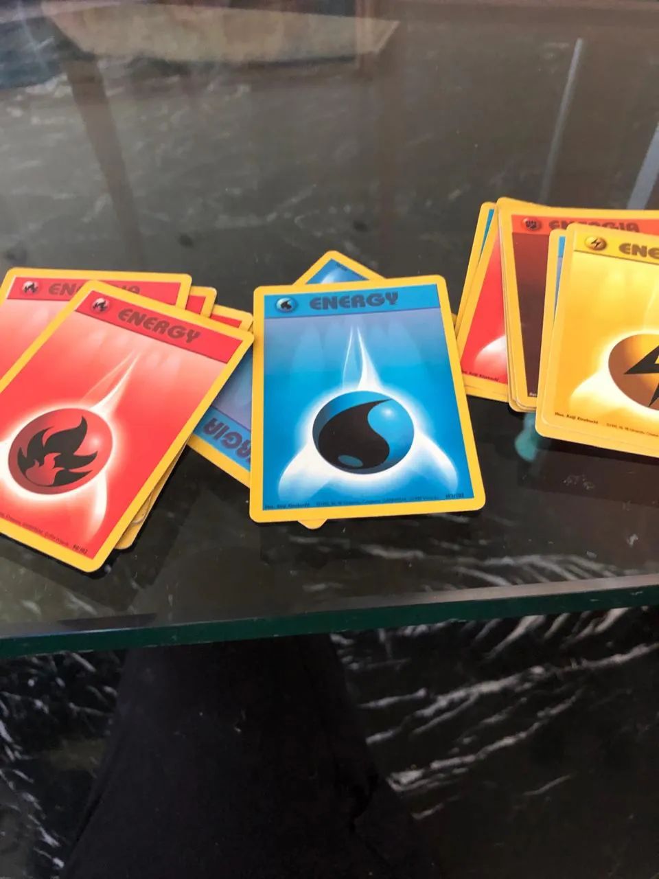 Lote 400 unidades energias variadas coleção antiga 1995