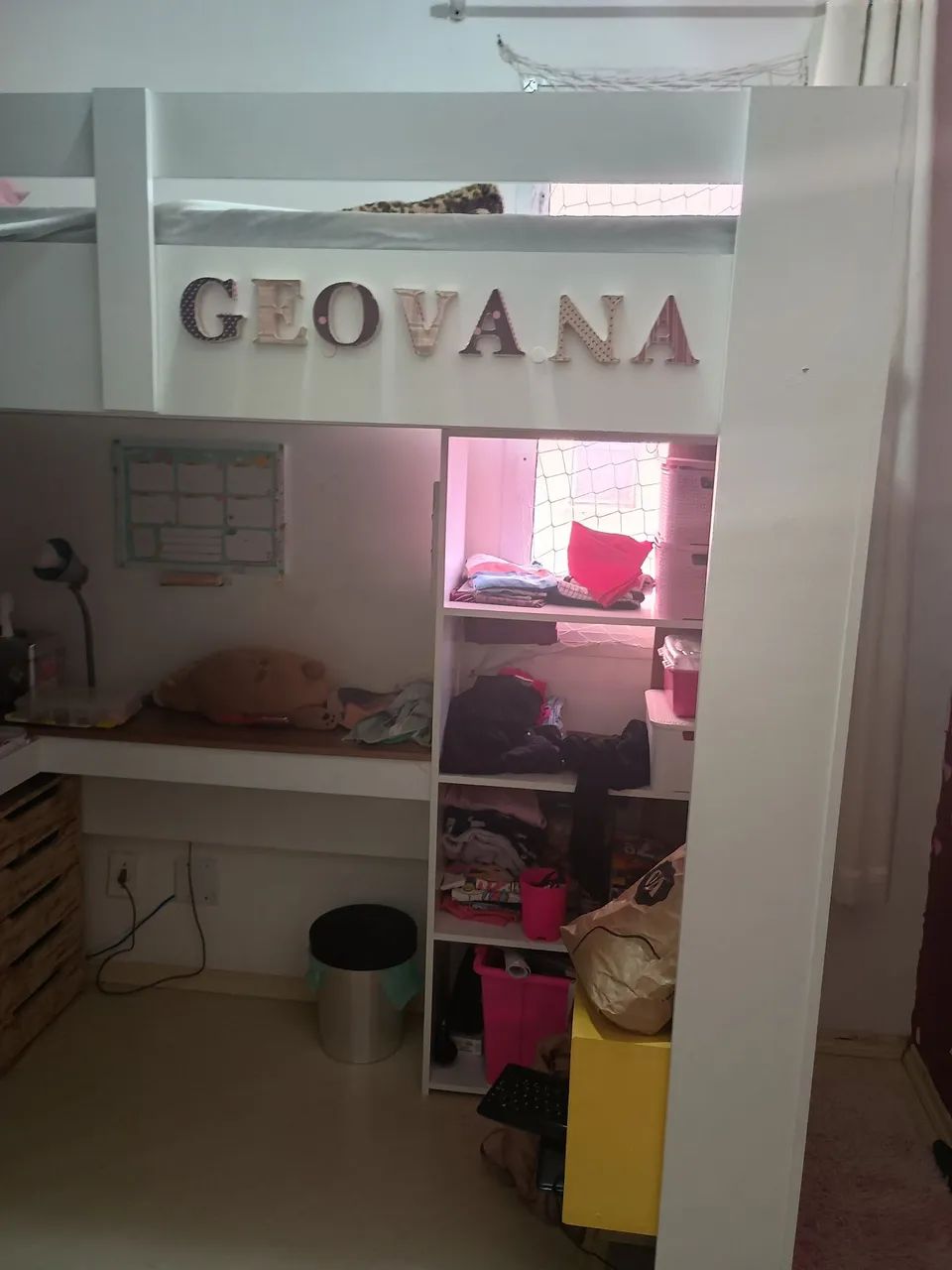 Cama Alta Funcional com armário  - Foto 2