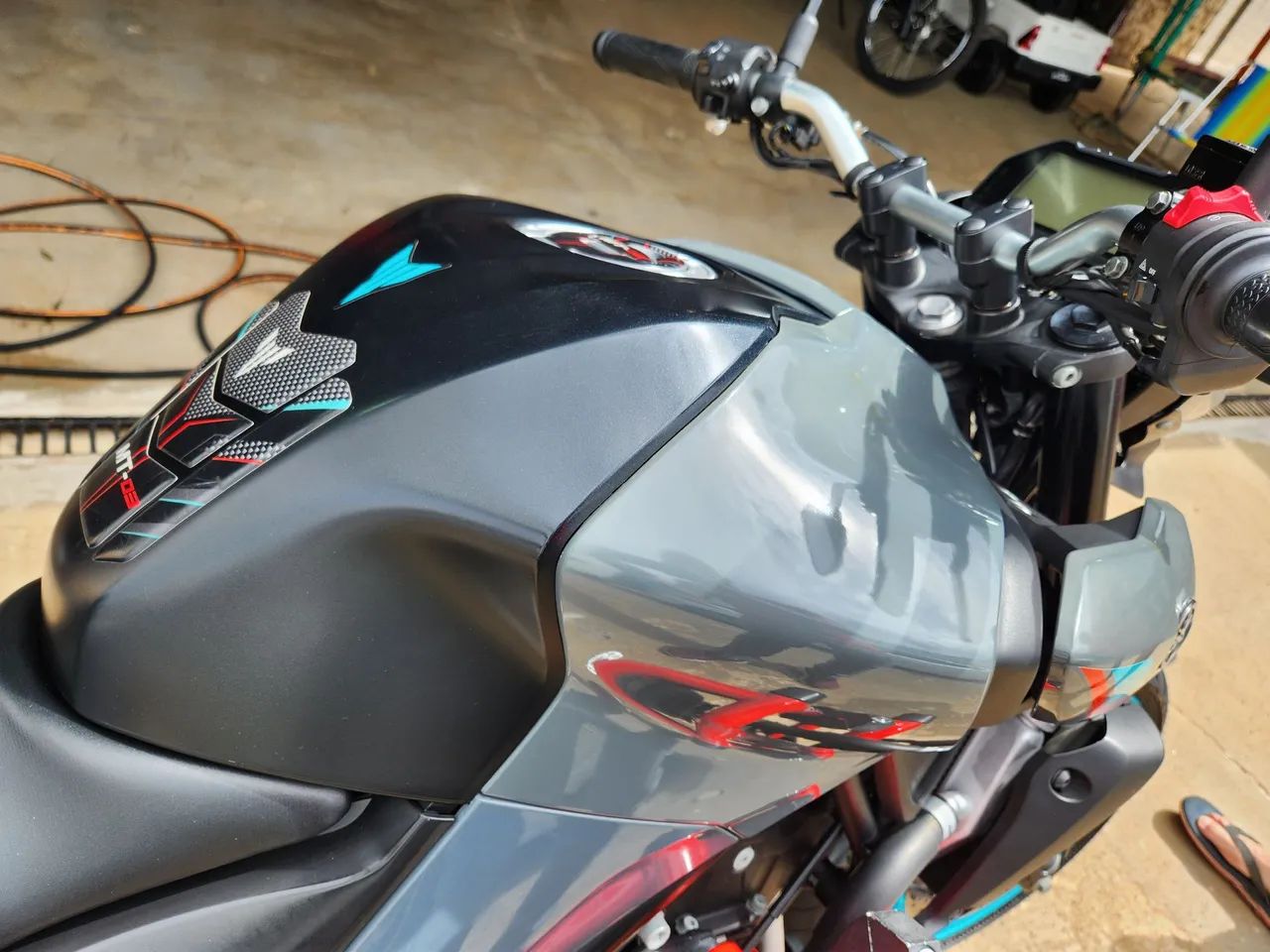 Yamaha MT-03 23/24 só 9mil km - Foto 6