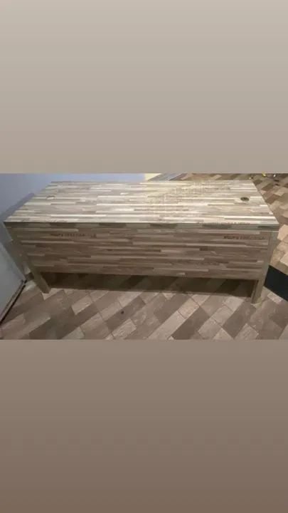 Mesa De Escritório Com Vidro Planejada