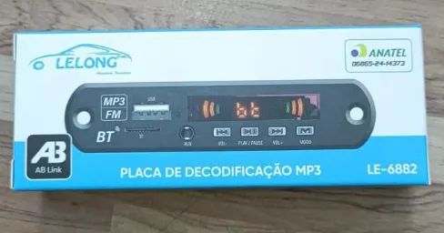 Placa Decodificadora Bluetooth Auxiliar Rádio Fm Usb Sd Card - Foto 5