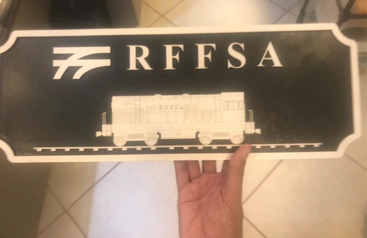 Placa locomotiva RFFSA