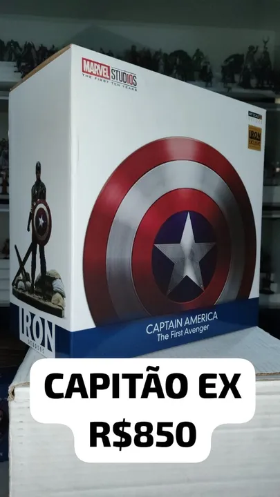 Capitão América 1/10 Iron Studios The first 10 years