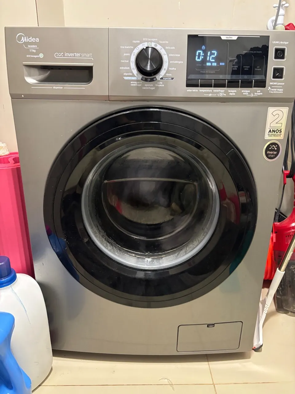 Máquina de Lavar Midea 11kg Inverter Smart