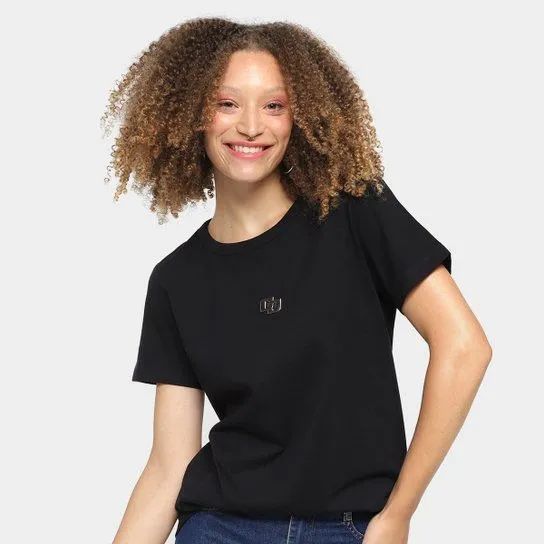 Camiseta Colcci Feminina - Preto