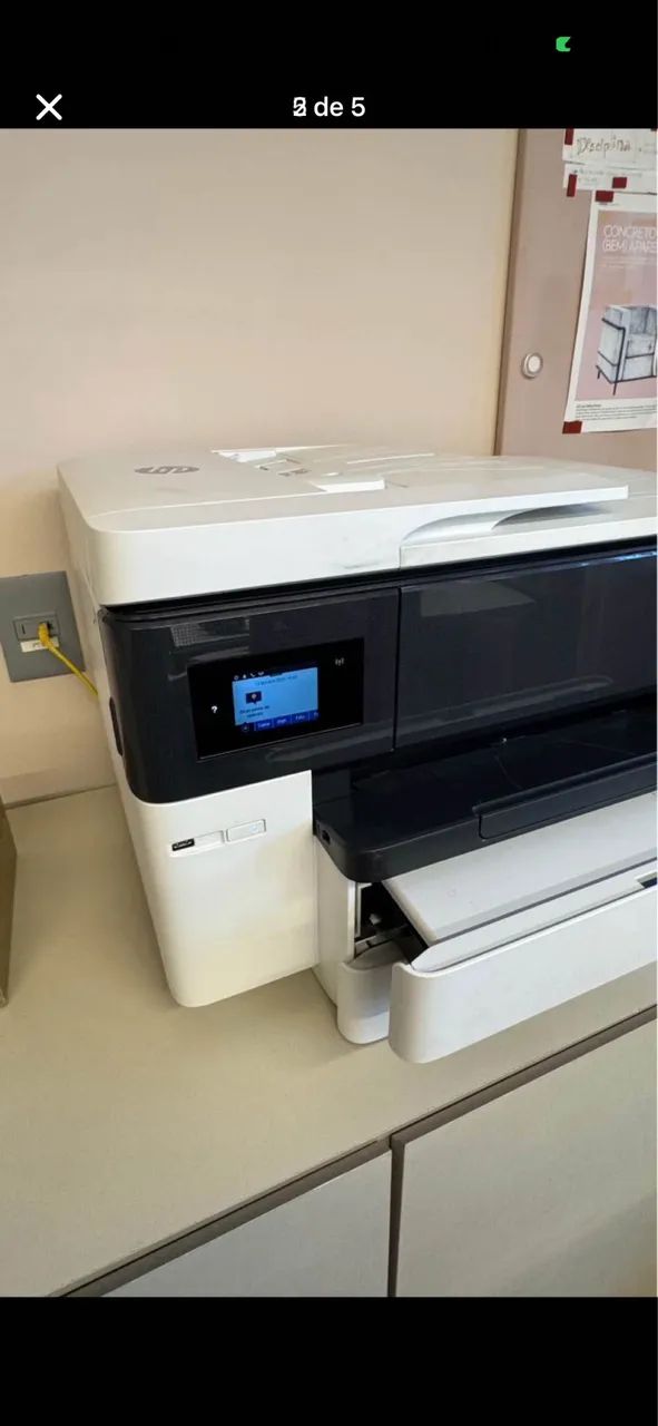  Impressora Multifuncional HP OfficeJet Pro 7740 - A3 - Excelente estado - Foto 2