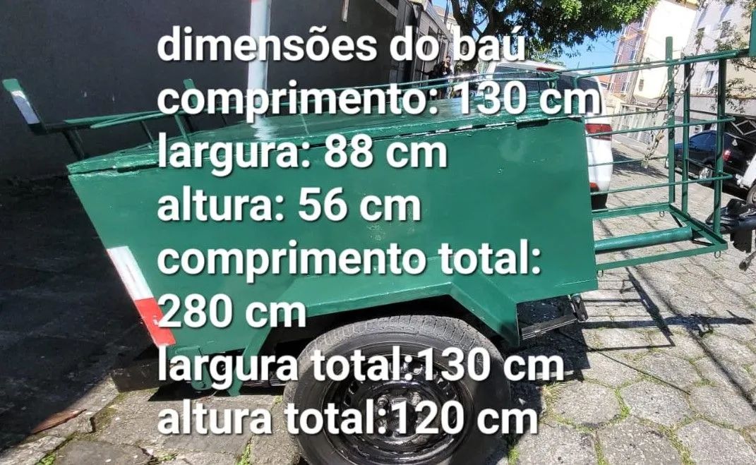 CARRETINHA BAÚ CAMPING