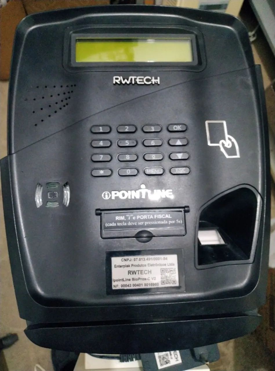 Relógio Ponto Funcionários Rwtech Bioprox-c V2 - Bem novinho!! - Foto 5