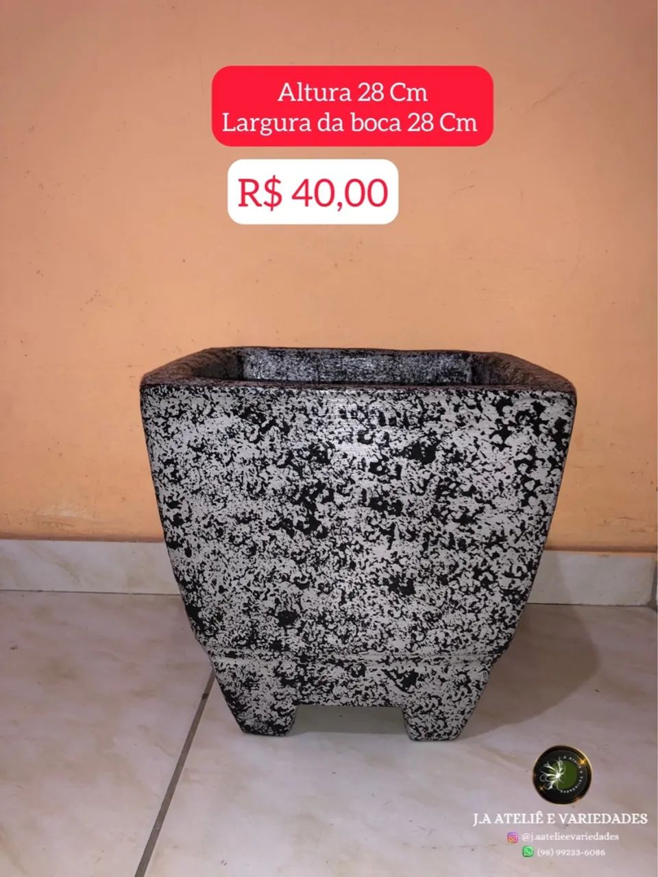 Vasos de cimento para plantas - Jardinagem e Plantas - Paço do Lumiar ...