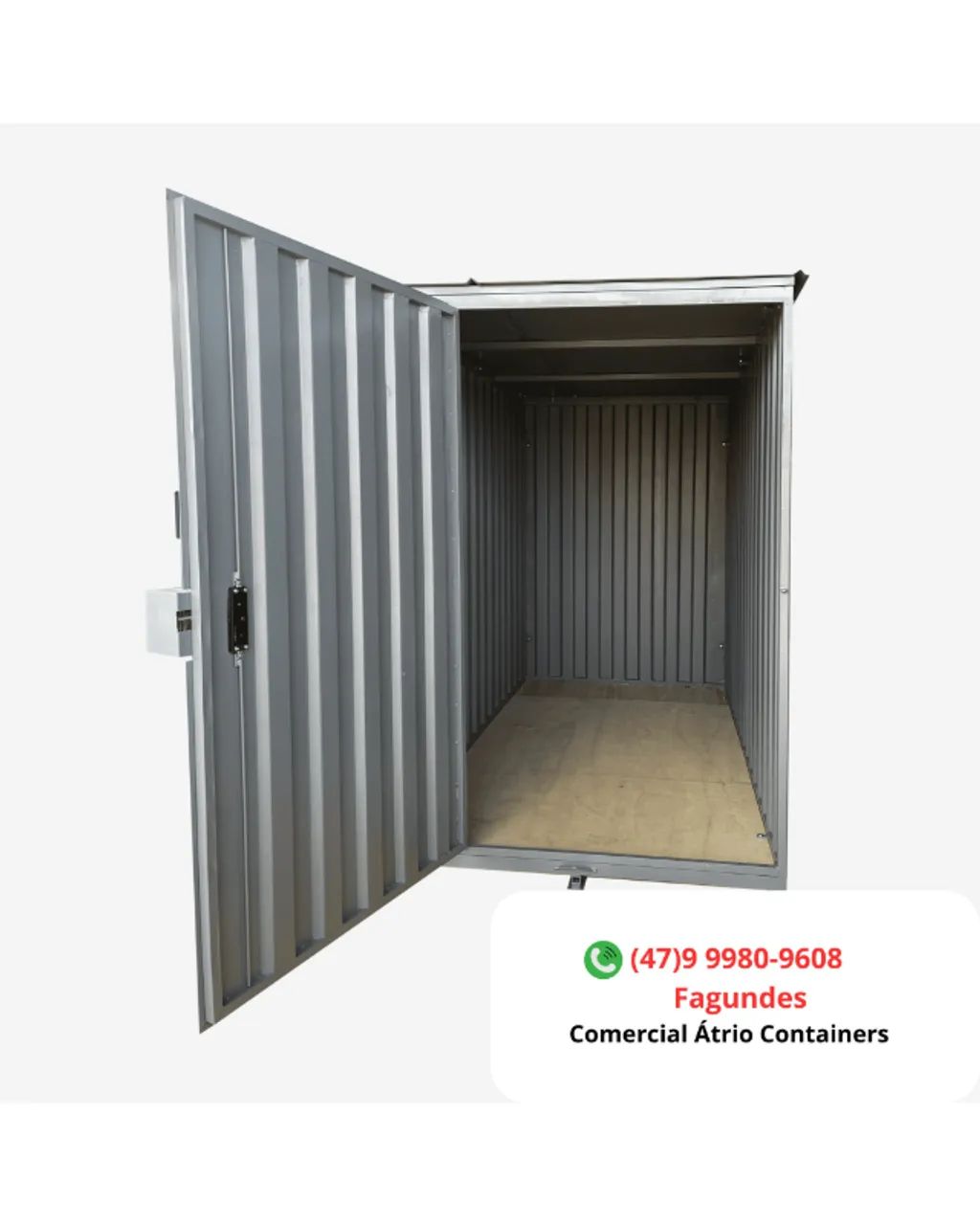 Container 100% AÇO GALVANIZADO ACOPLÁVEL. - Foto 2