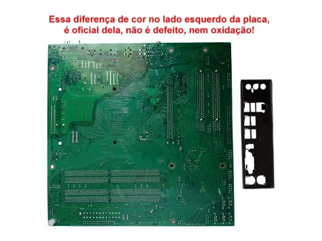 Kit - Placa mãe Intel com espelho + C2D e7400 + 4 GB de ram - Tudo funcionando! - Foto 2