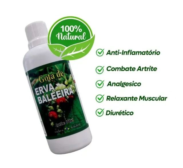 Erva Baleeira. Produto 100% natural
