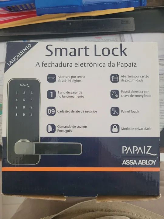 Fechadura Eletrônica Papaiz Smart Lock - Segurança e Modernidade - Foto 2