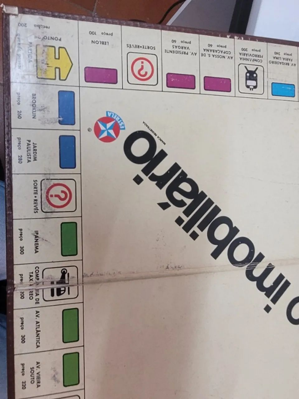 Tabuleiro banco imobiliario estrela antigo - Foto 3