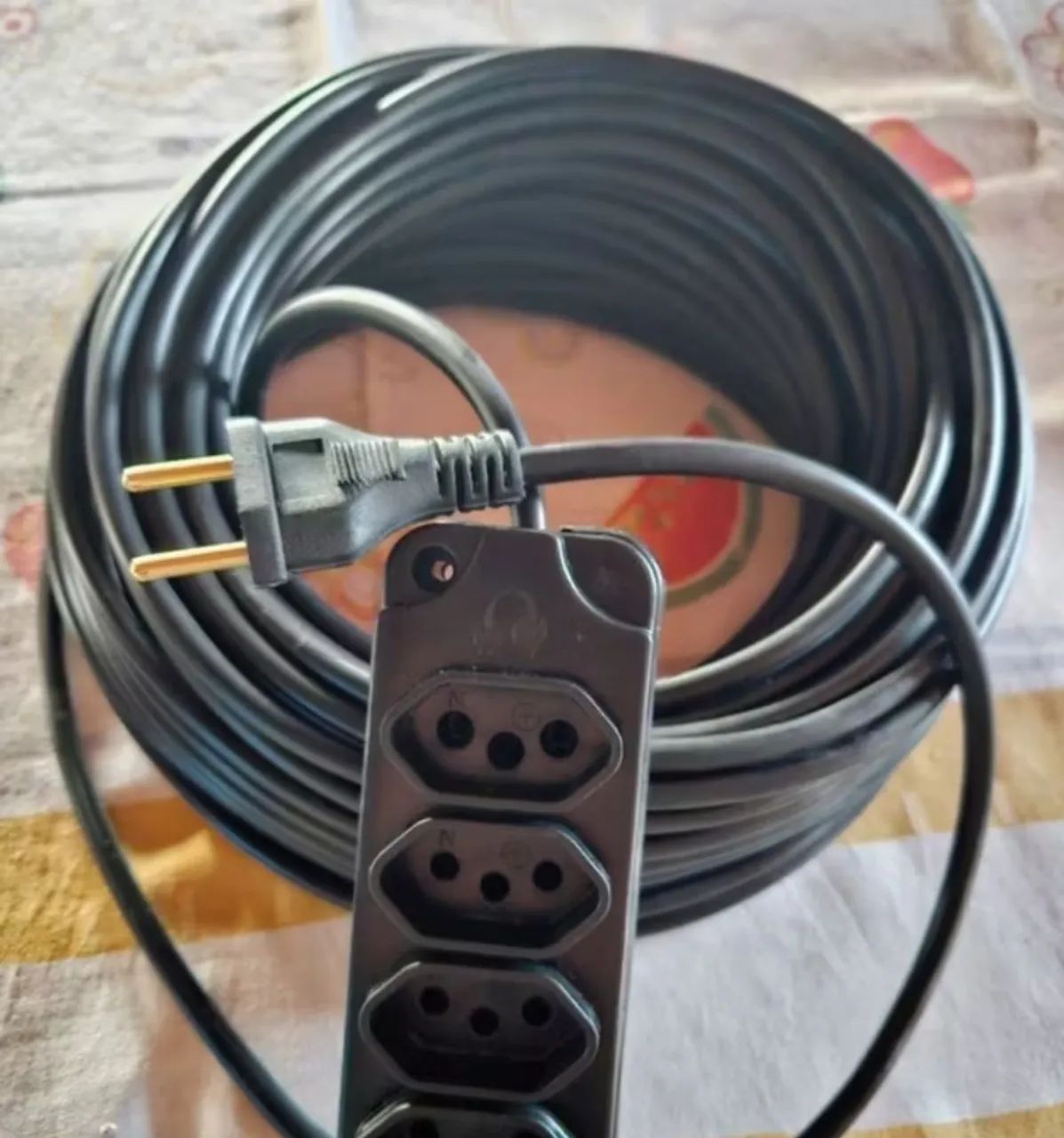 Extensão Elétrica 2x2.5mm - Uso Profissional 10 Metros  - Foto 4