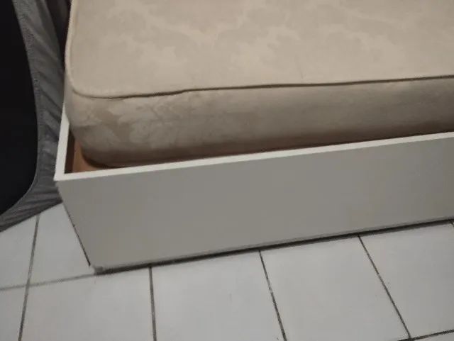 Cama solteiro com colchão ortopédico  - Foto 2