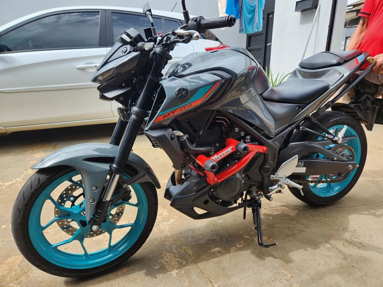 Yamaha MT-03 23/24 só 9mil km - Foto 3