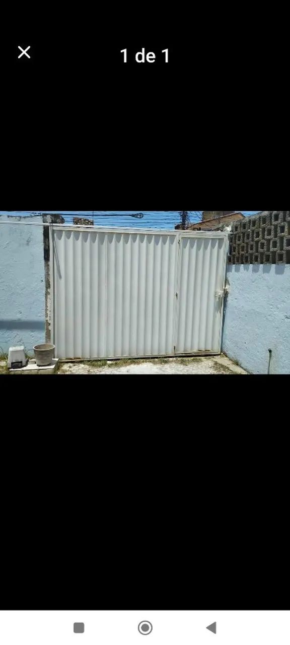 Portão de Alumínio Branco