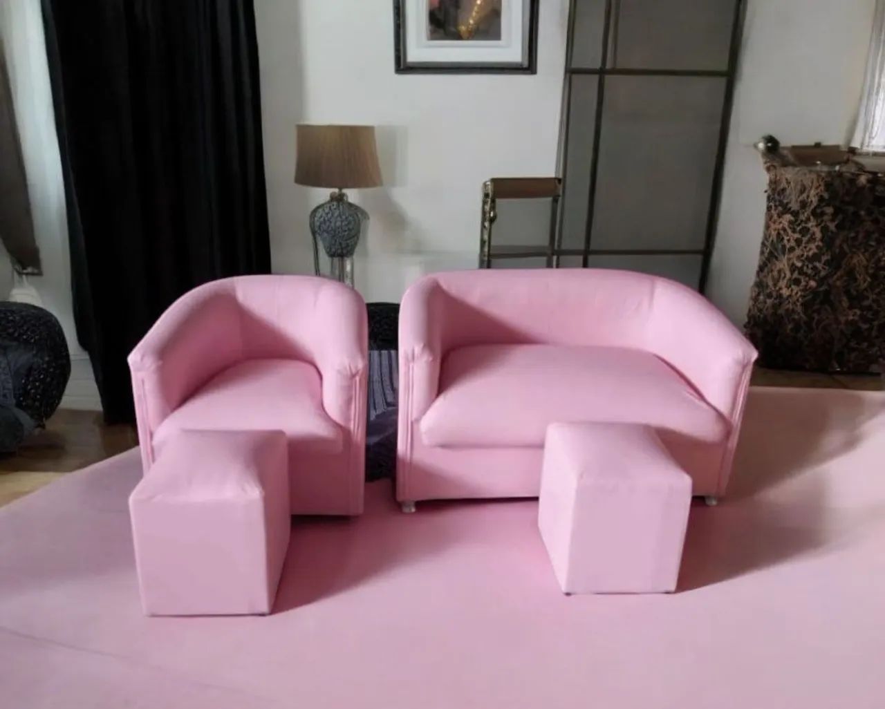 Kit de poltrona e puff - Foto 2