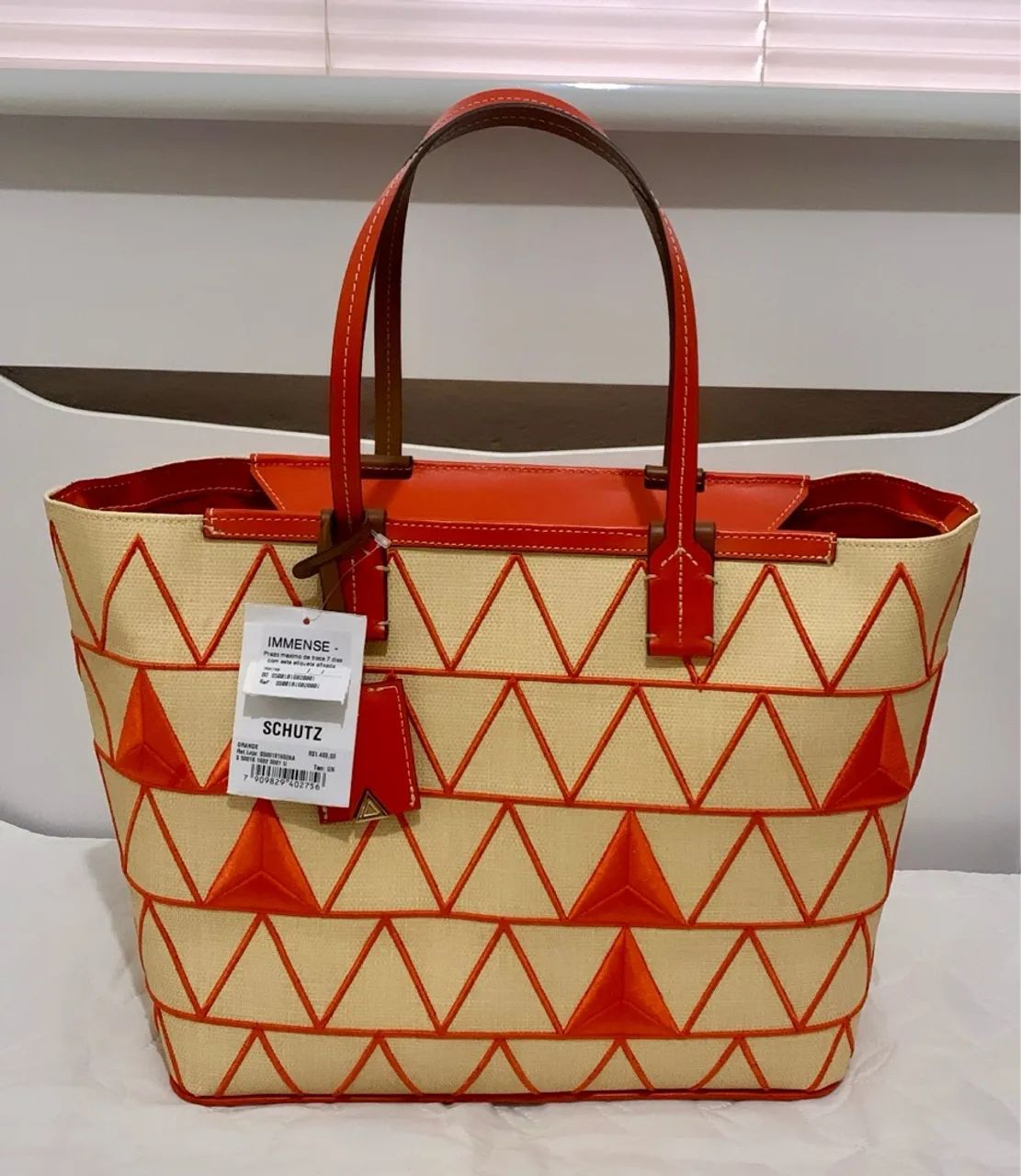 (NOVA!) Bolsa Schutz Triangle Triângulo Shopping (Nina) - Foto 3