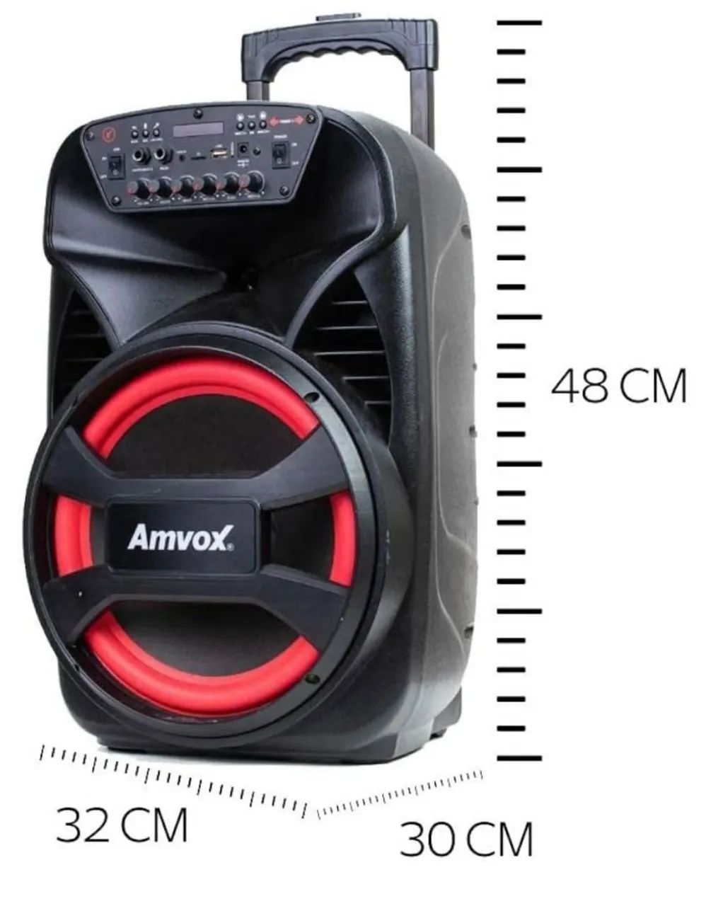 Vendo caixas de som amplificadas MVox novas de fábrica  - Foto 3